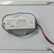 4 Lamp Replacement 2x4 Troffer Magnetic LED Retrofit Kit